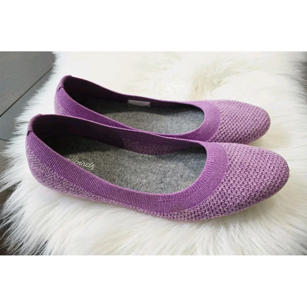 ALLBIRDS Tree Breezers Ballet Flats Purple Women's Size US 9
